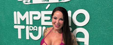 A atriz de conteúdo erótico Elisa Sanches na Império da Tijuca