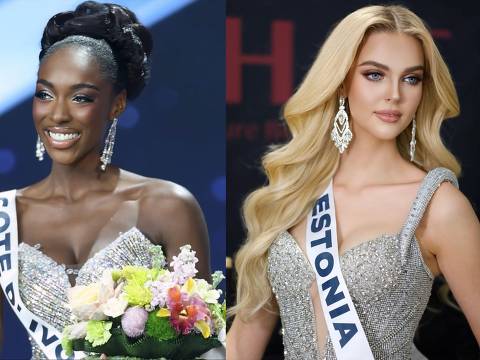 site de estatisticas de futebol - Infoesporte - As misses Costa do Marfim, Olivia Yacé, e Estônia, Brigitta Schaback